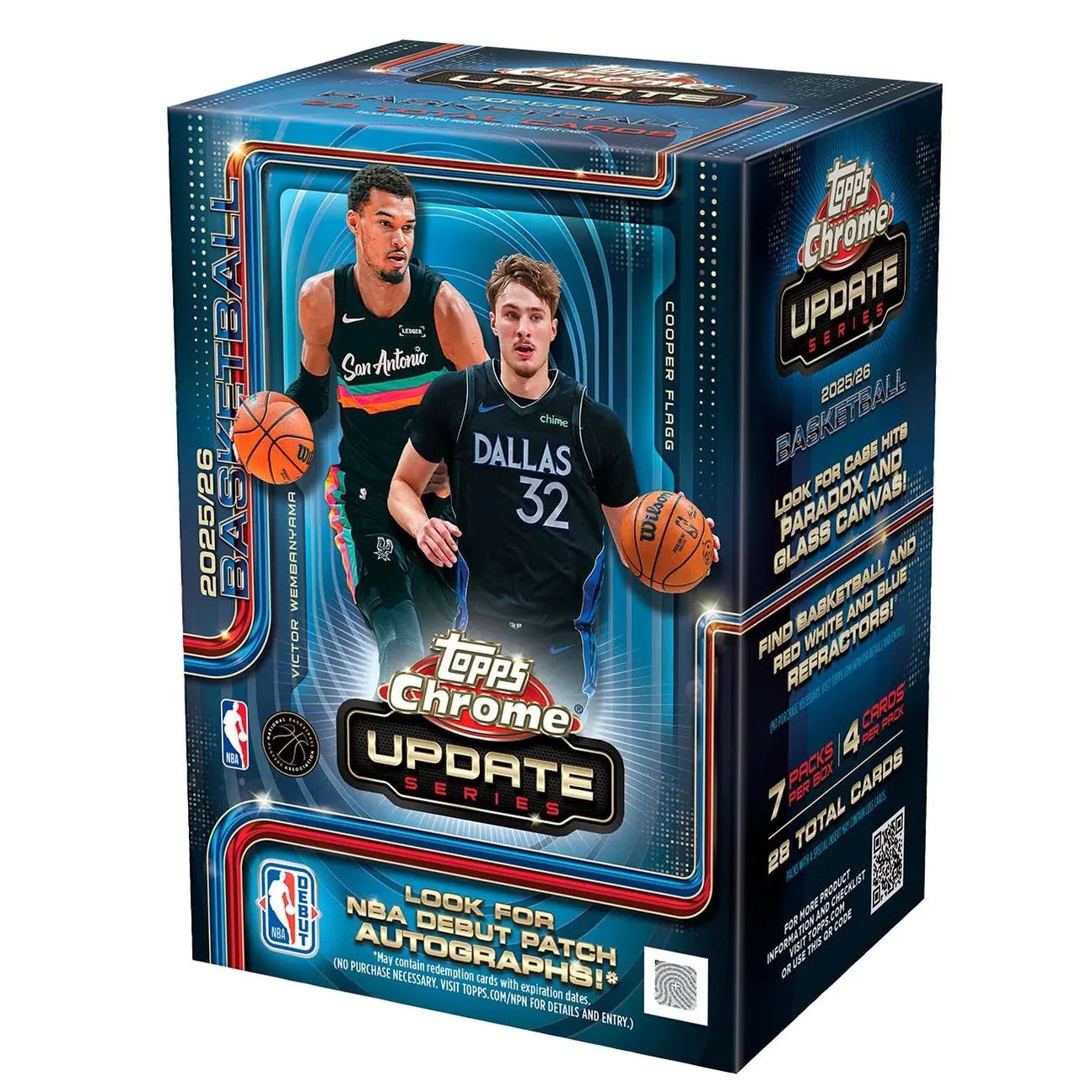 TOPPS NBA CHROME UPDATE 2025/26 VALUE BOX