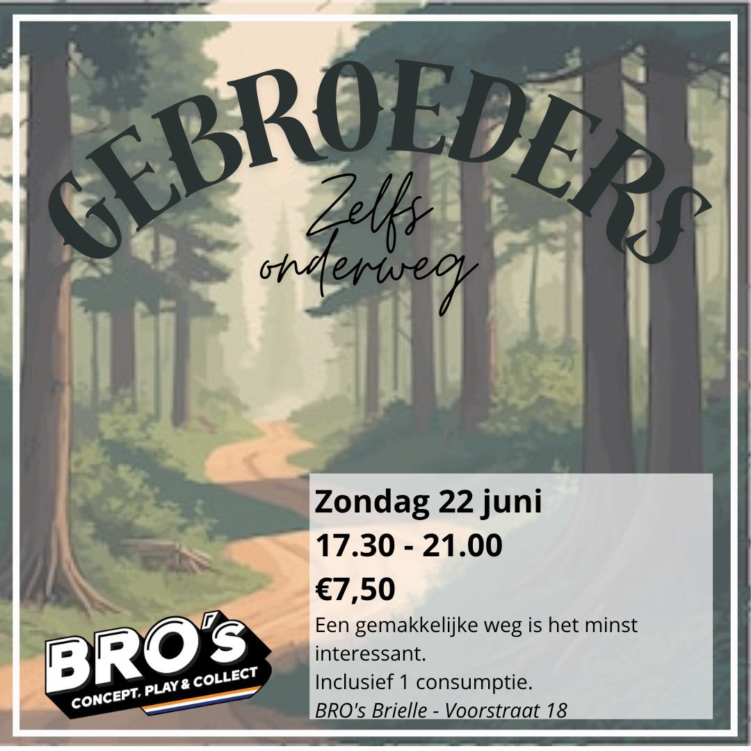 Gebroeders zelfs onderweg