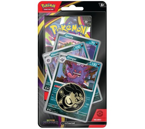 Pokémon TCG: Mega Evolution - Pitch Black Premium Checklane Blister: Gengar