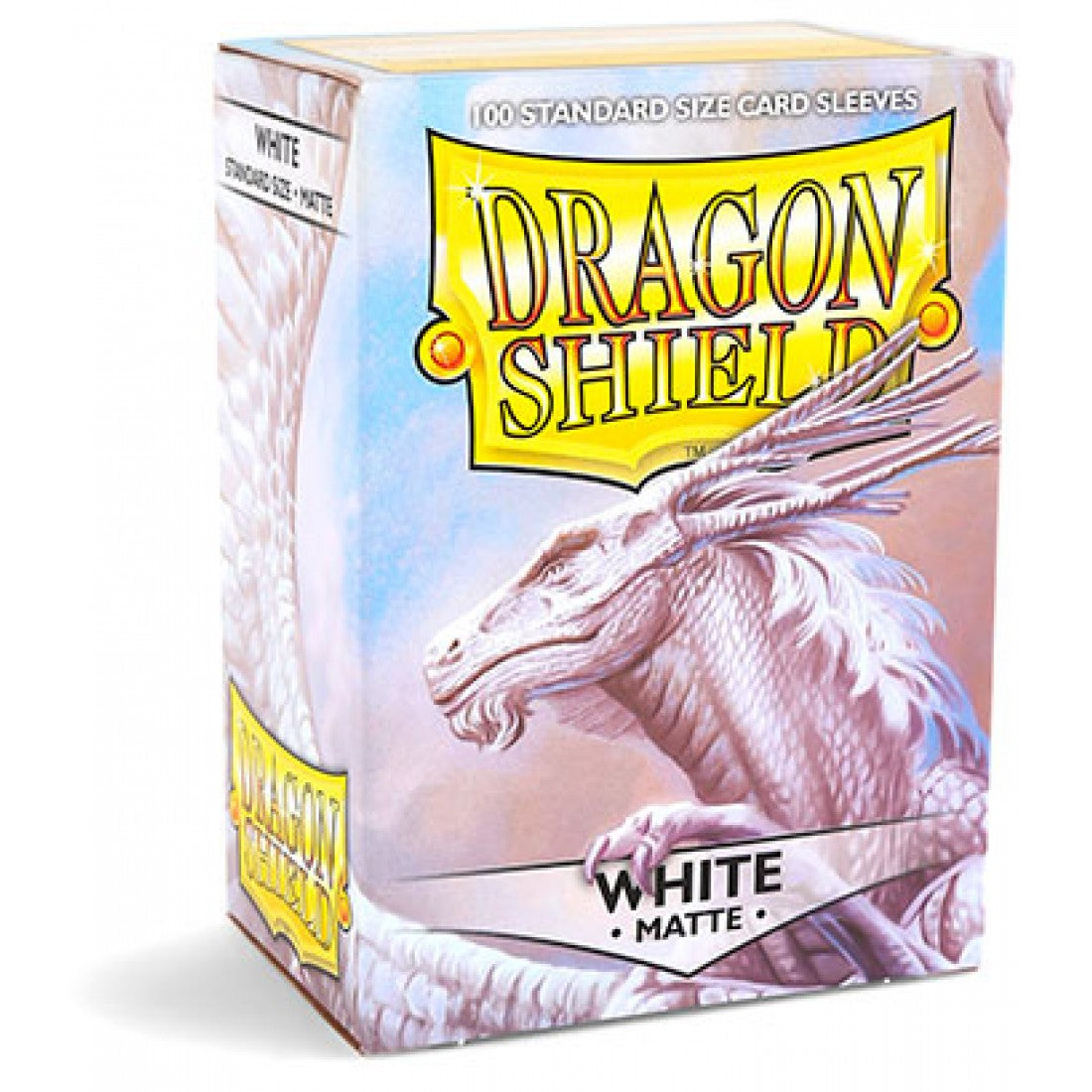 Dragon Shield Standard Sleeves - Matte White (100 Sleeves)
