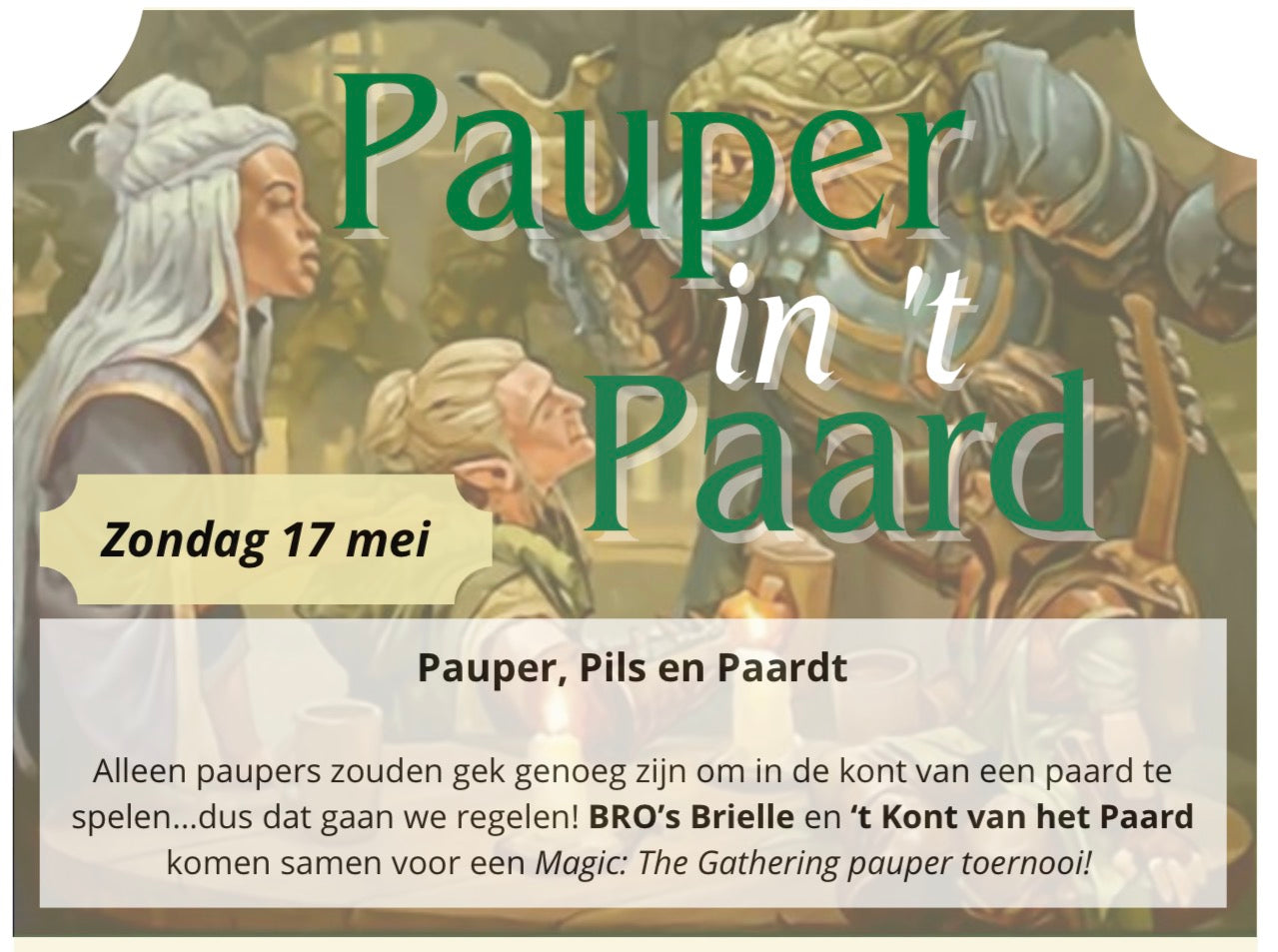 Pauper, Pils & Paard