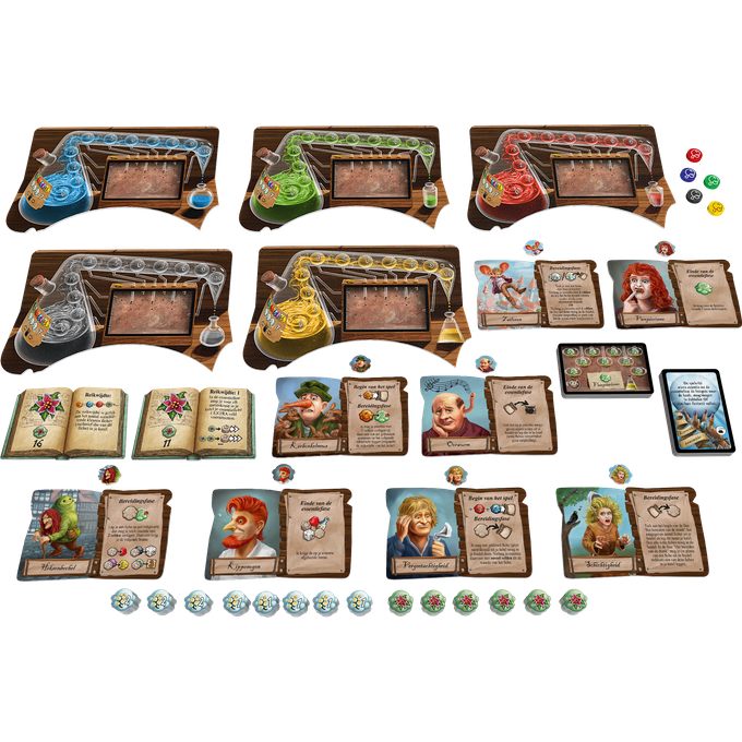 De Kwakzalvers van Kakelenburg: De Alchemisten Uitbreiding - Bordspel