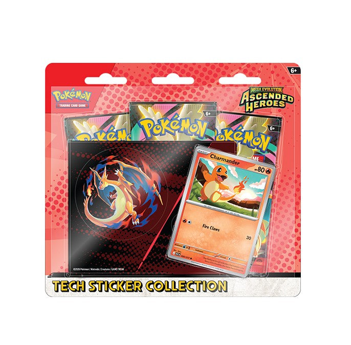 Pokémon TCG - Ascended Heroes Tech Sticker Collection Charmander