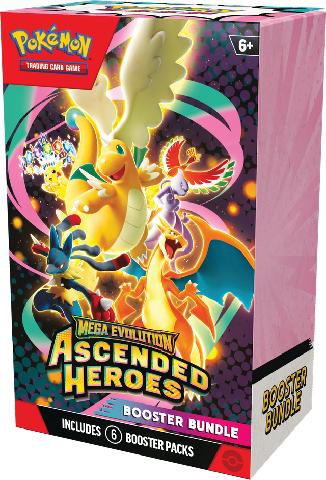!PRE-ORDER! Pokémon TCG - Mega Evolution—Ascended Heroes Booster Bundle