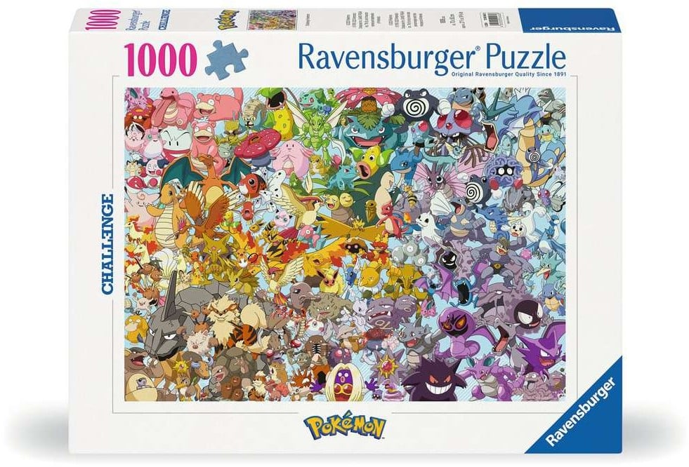 Ravensburger 15166 Puzzeluitdaging Pokémon 1000 T