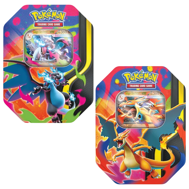 Pokémon TCG - Mega Charizard X/Y Ex Tin