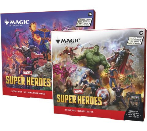 !PRE-ORDER! Magic: The Gathering - Marvel Super Heroes Scene Box Bundle (set van 2 incl. 6 play boosters)