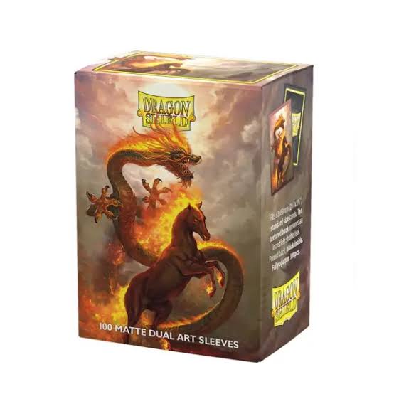 SLEEVES Dragon Shield dual matte Fire Horse 2026