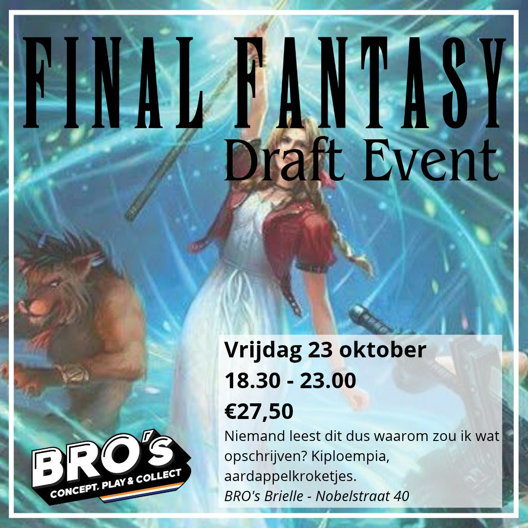 MTG - Final Fantasy Draft Night