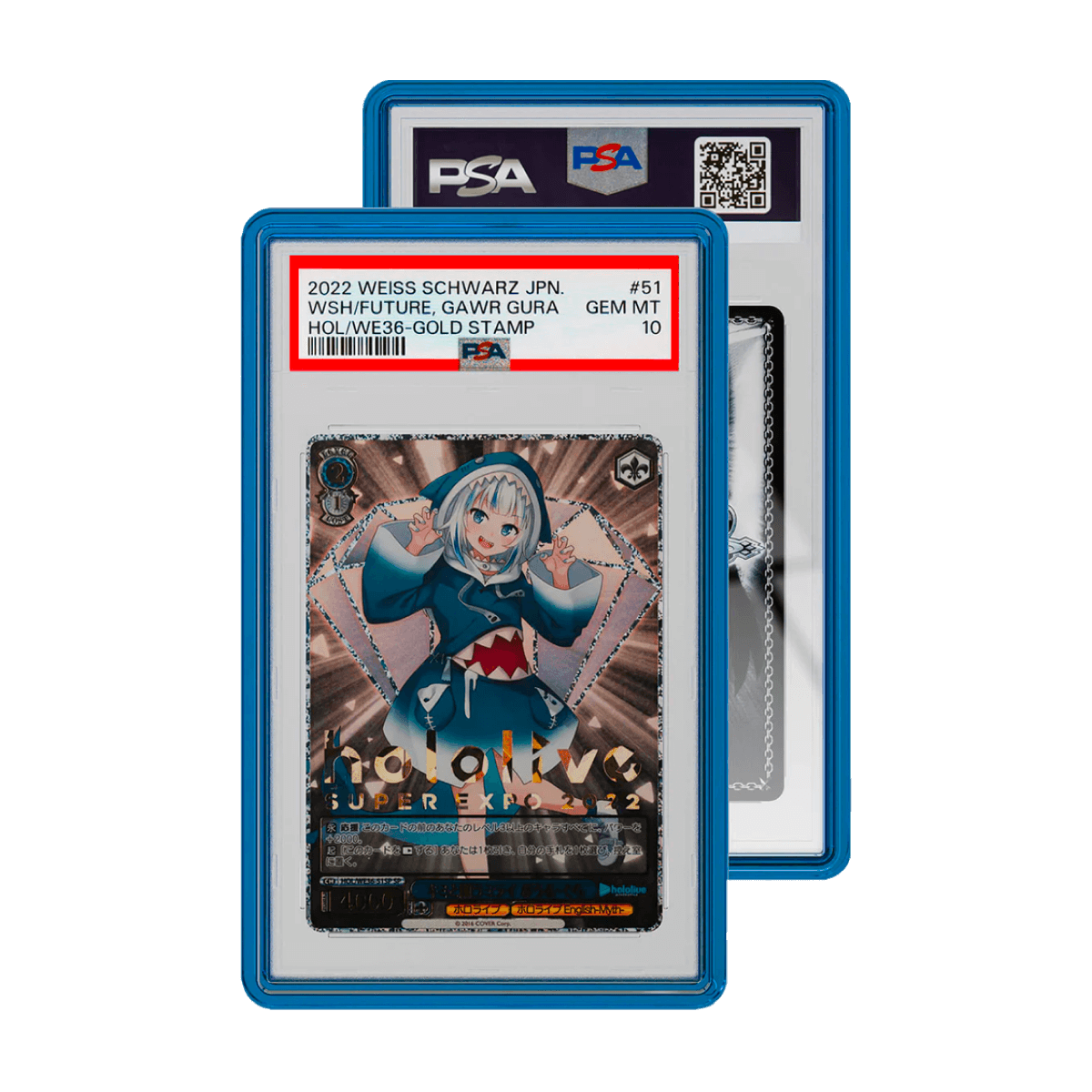 GRADEDGUARD JEWEL CASE SAPPHIRE (PSA)