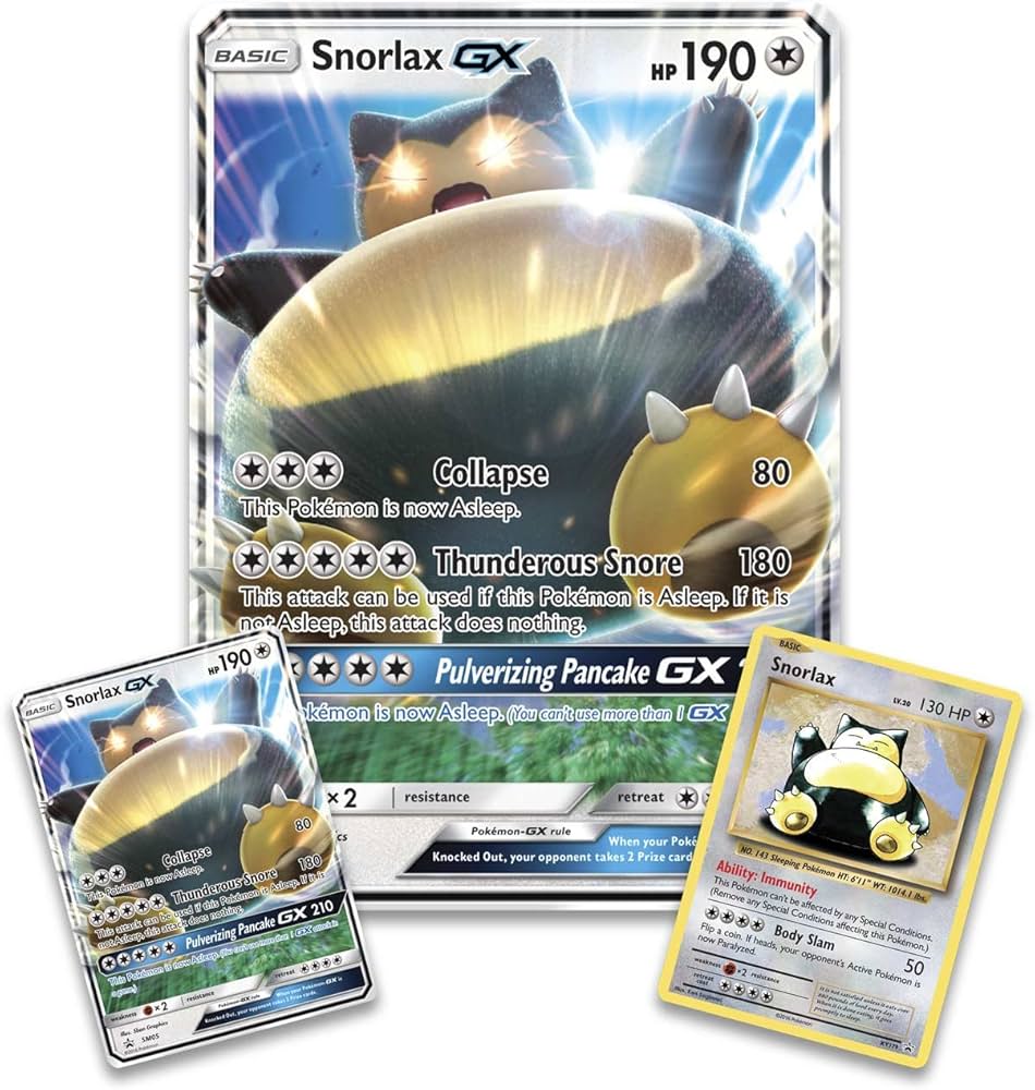 Pokémon TCG: Snorlax - GX -box