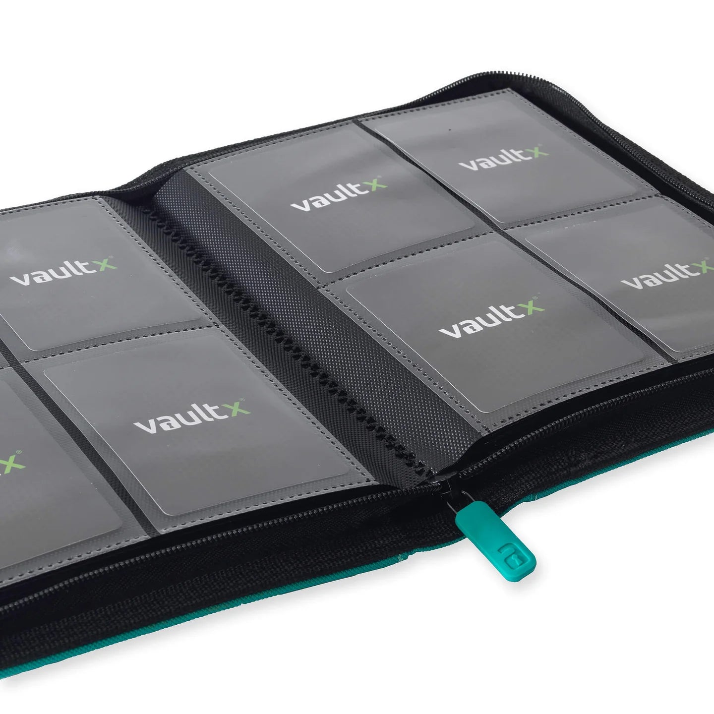 12-Pocket Exo-Tec® Zip Binder Ocean Blue