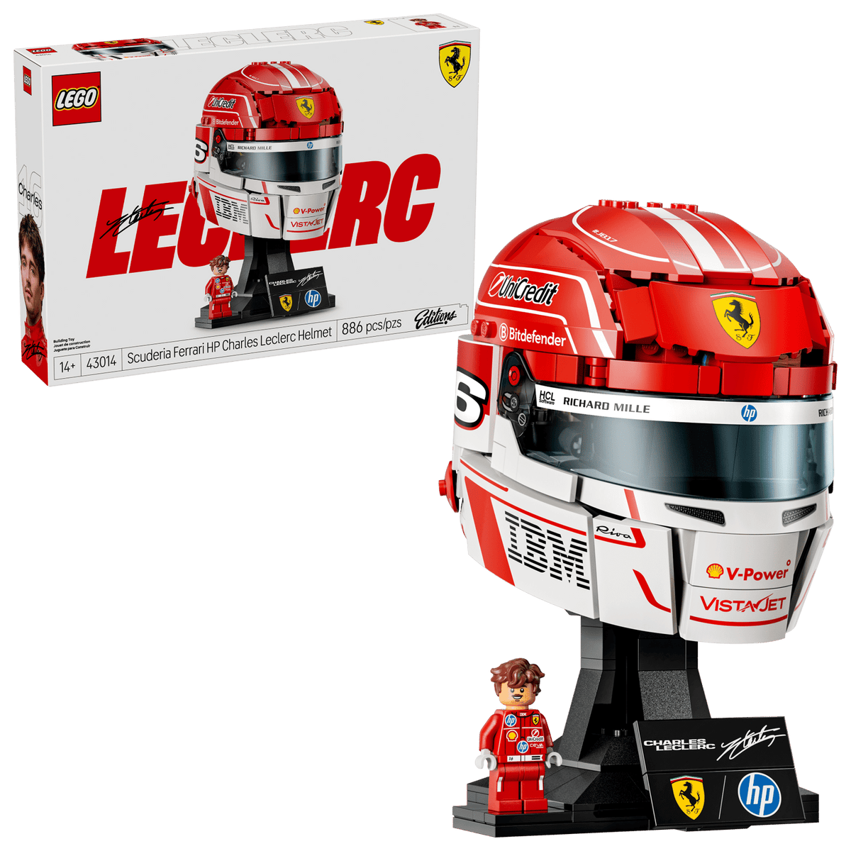 LEGO Editions Scuderia Ferrari HP Lewis Hamilton Helmet – 43022