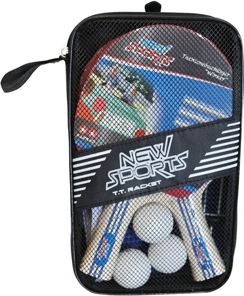 Nieuwe Sport Tafeltennisset, 2 Rackets, 3 Ballen in Tas