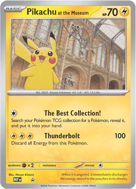 !PRE-ORDER! Pikachu at the Museum PROMO