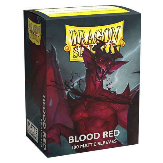Dragon Shield Standard Matte Sleeves - Blood Red 'Simurag' (100 Sleeves)