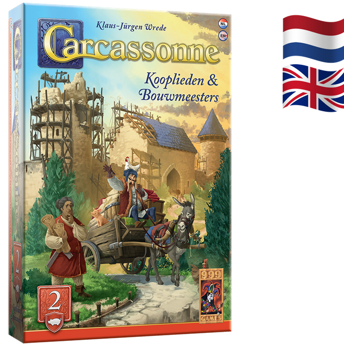 Carcassonne: Kooplieden & Bouwmeesters Uitbreiding 2 - Bordspel