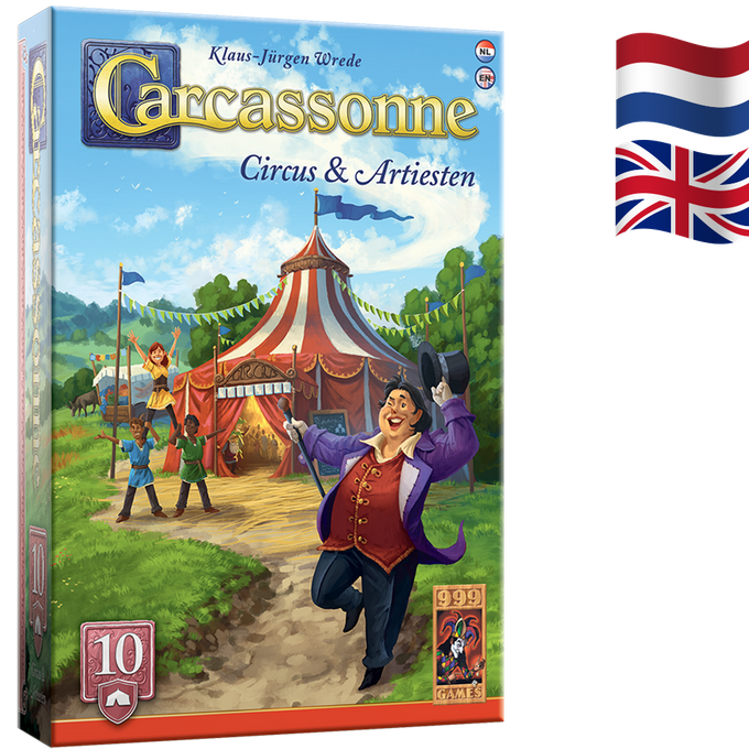 Carcassonne: Circus & Artiesten Uitbreiding 10 - Bordspel