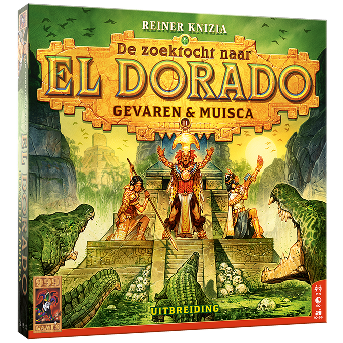 De Zoektocht naar El Dorado: Gevaren & Muisca Uitbreiding - Bordspel