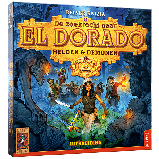 De Zoektocht naar El Dorado: Helden & Demonen Uitbreiding - Bordspel