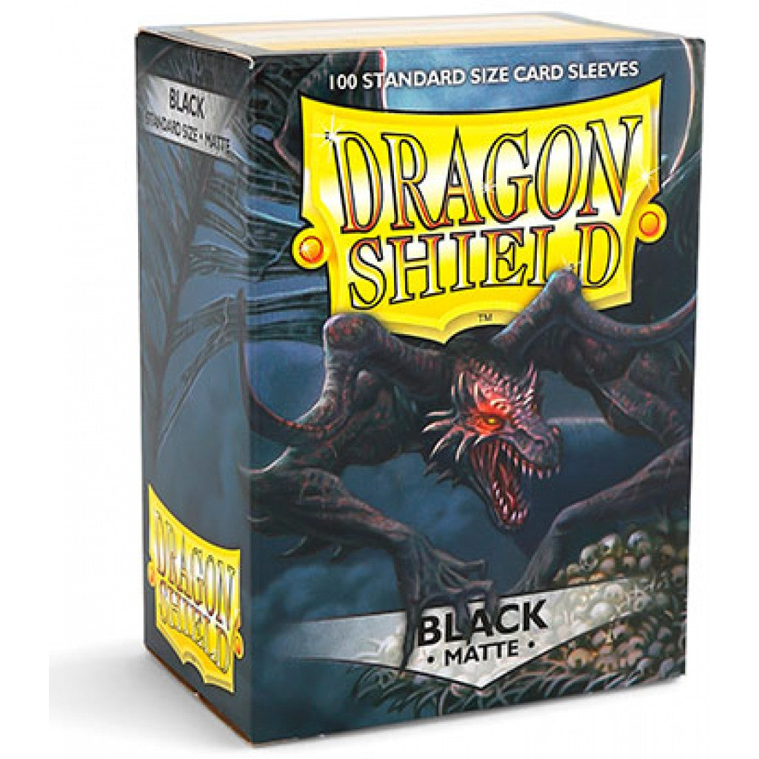 Dragon Shield Standard Sleeves - Matte Black (100 Sleeves)