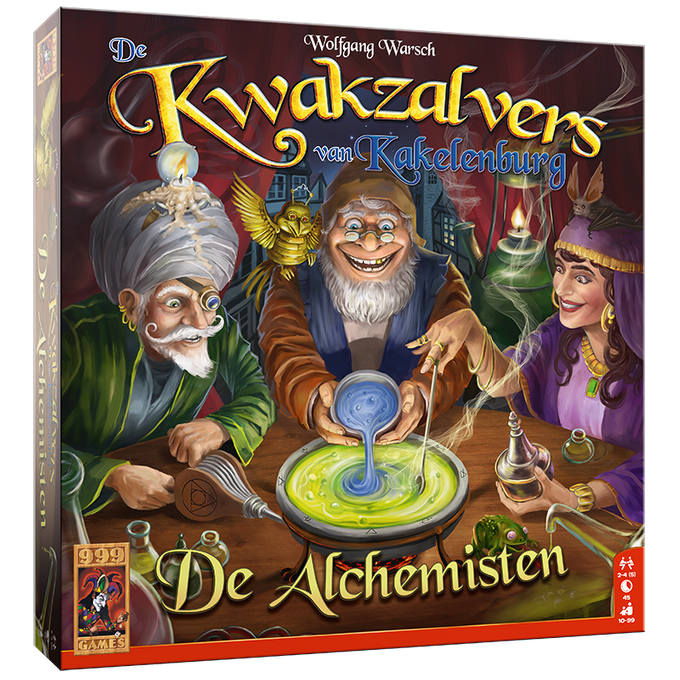 De Kwakzalvers van Kakelenburg: De Alchemisten Uitbreiding - Bordspel