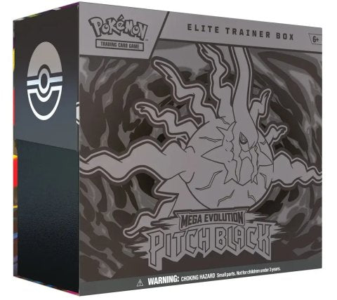 !PRE-ORDER! Pokémon TCG - Mega Evolution - Pitch Black Elite Trainer Box