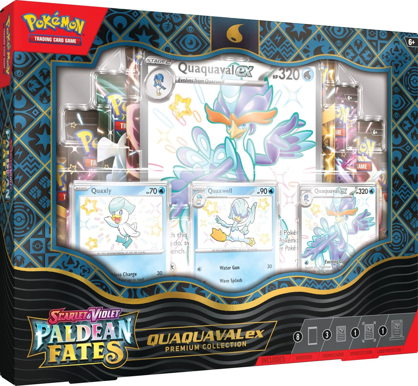 Pokémon TCG - Paldean Fates Premium Collection Box Quaquaval