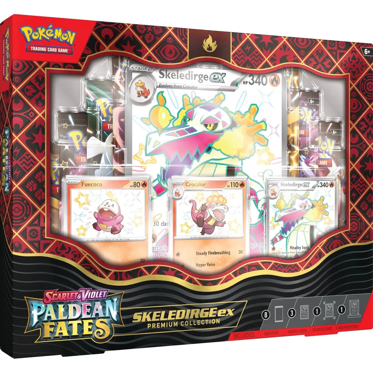 Pokémon TCG - Paldean Fates Premium Collection Box Skeledirge