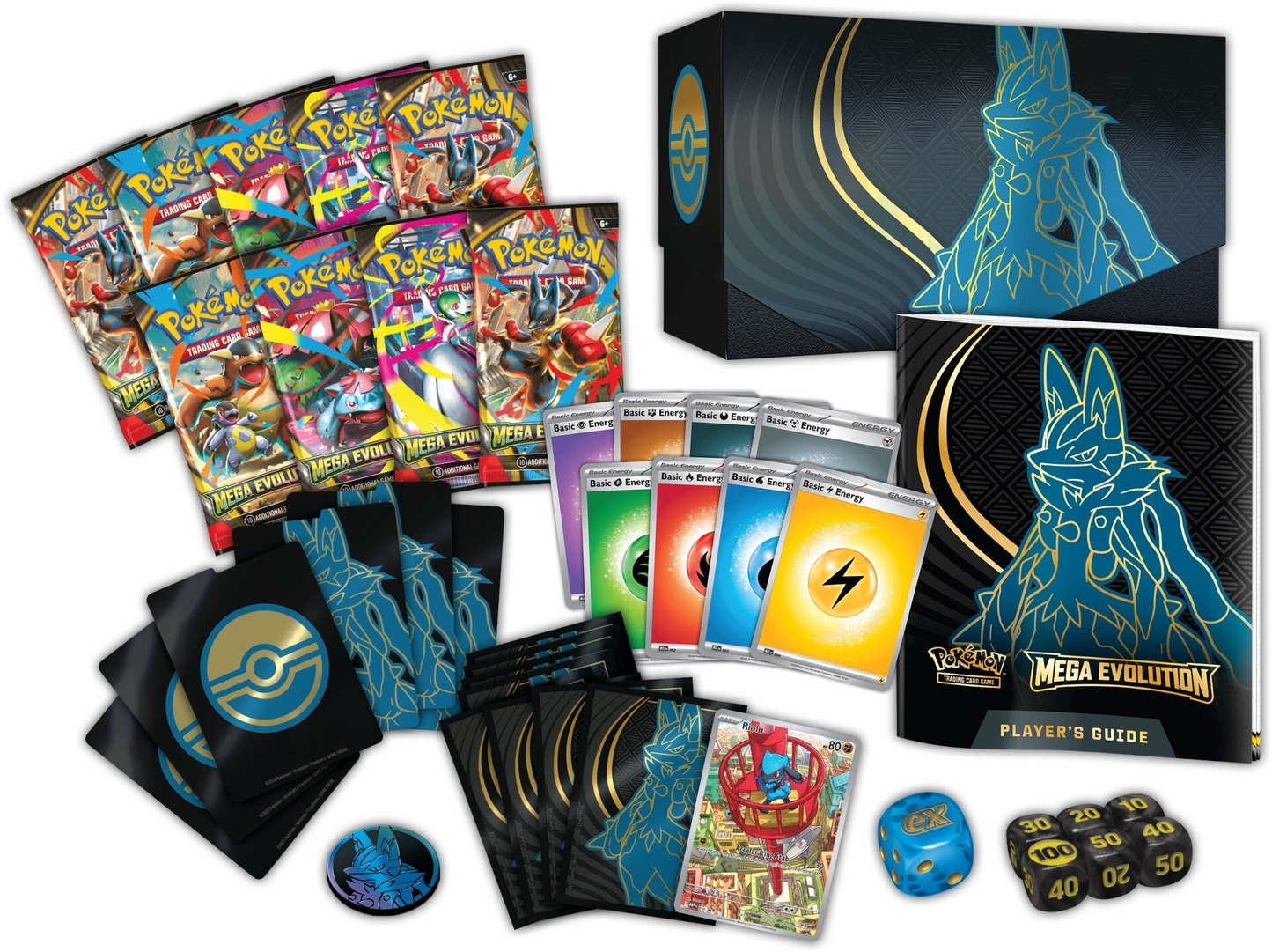 !PRE-ORDER! Pokémon TCG - Mega Evolution Elite Trainer Box Lucario
