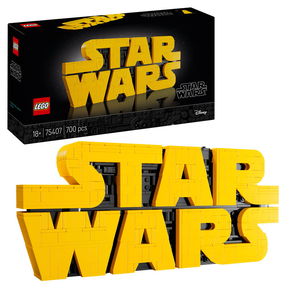 LEGO Star Wars 75407 Logo gemaakt van LEGO-stenen