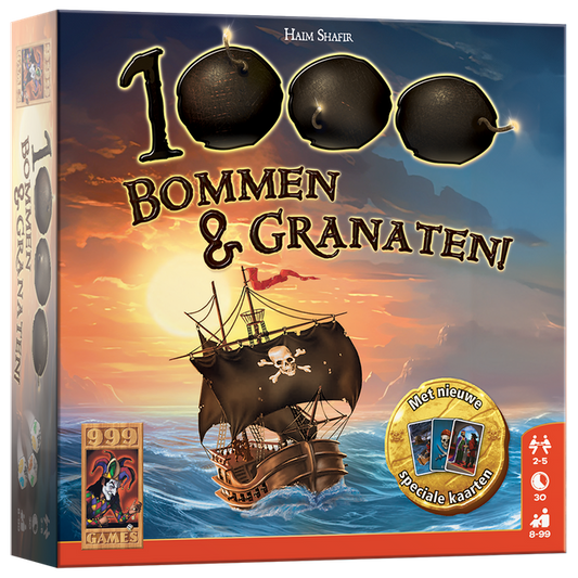 1000 Bommen & Granaten! - Dobbelspel