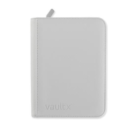 Vault X Zip Binder White Edition 9-POCKET