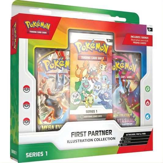 !PRE-ORDER! Pokémon TCG - First Partner Illustration Collection Box