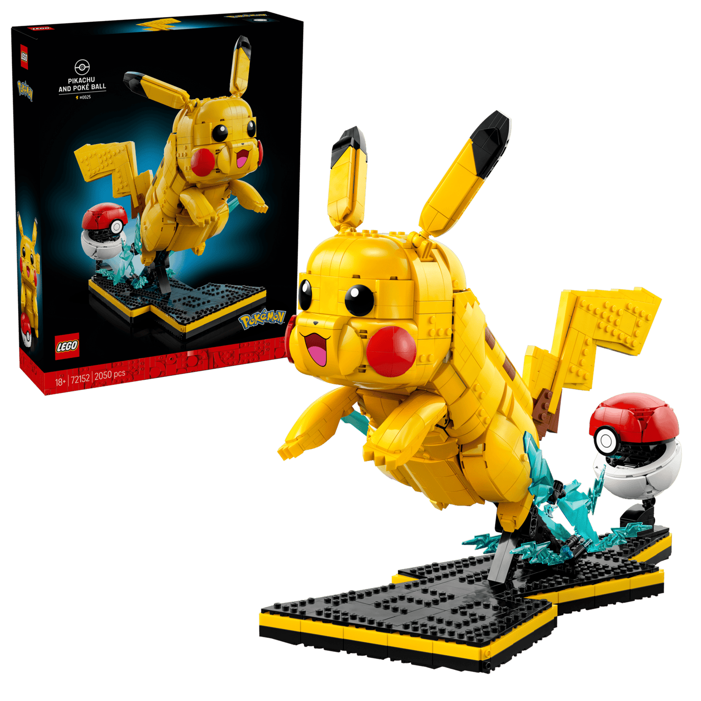 LEGO Pokémon Pikachu en Pokéball – 72152