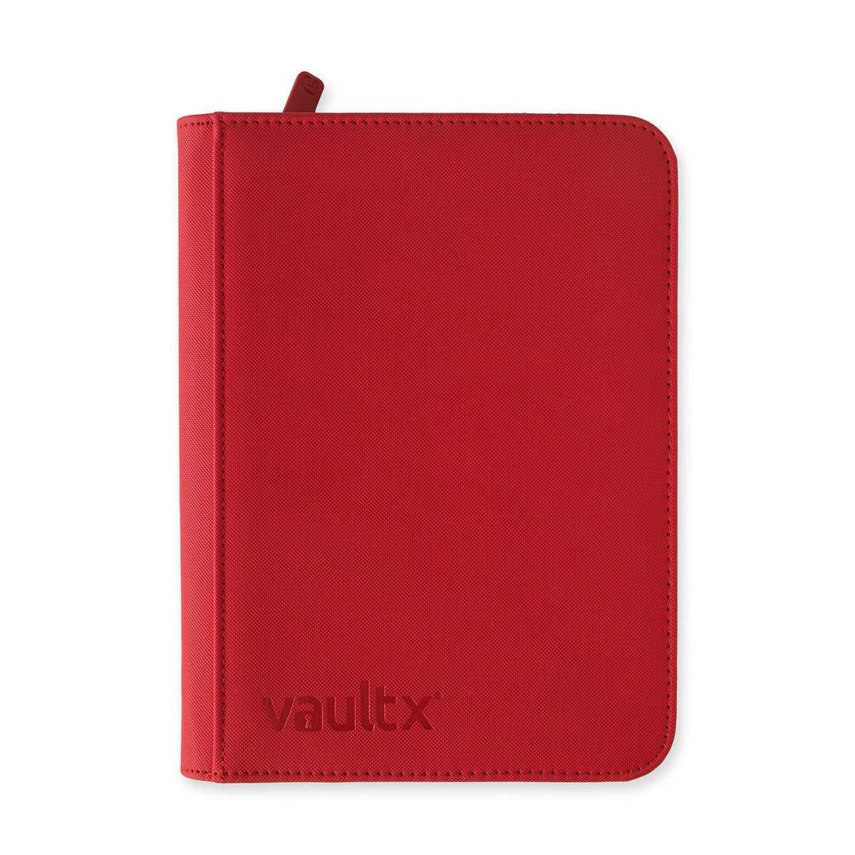 4-Pocket Exo-Tec® Zip Binder Fire Red