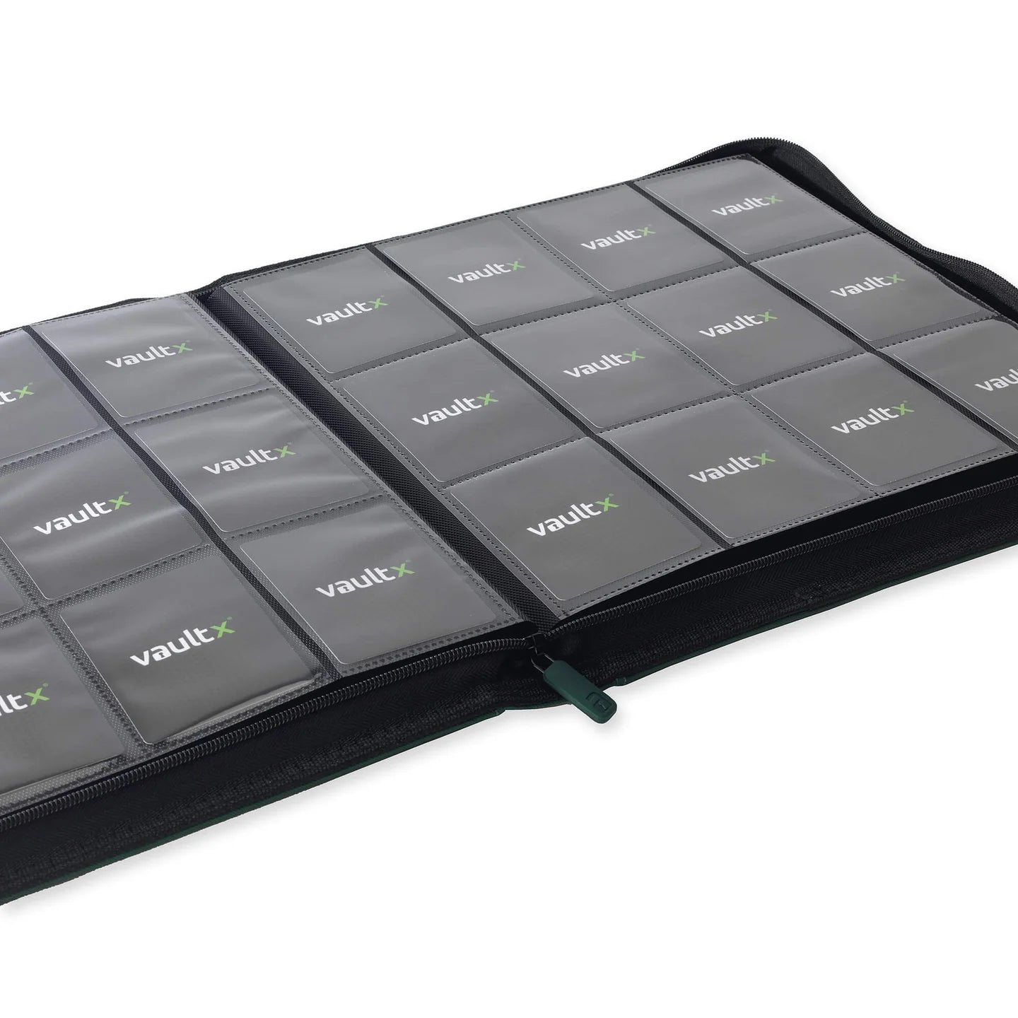12-Pocket Exo-Tec® Zip Binder Forest Green