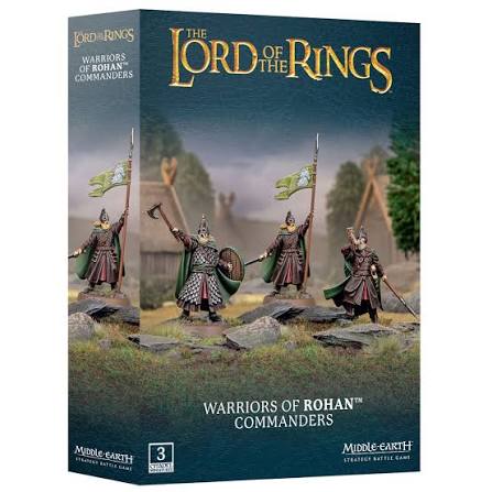 !PRE-ORDER! Warhammer Middle-earth - Warriors of Rohan Commanders
