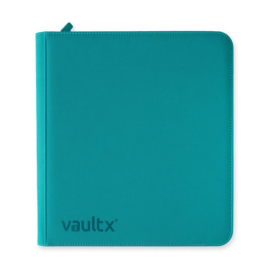 12-Pocket Exo-Tec® Zip Binder Ocean Blue