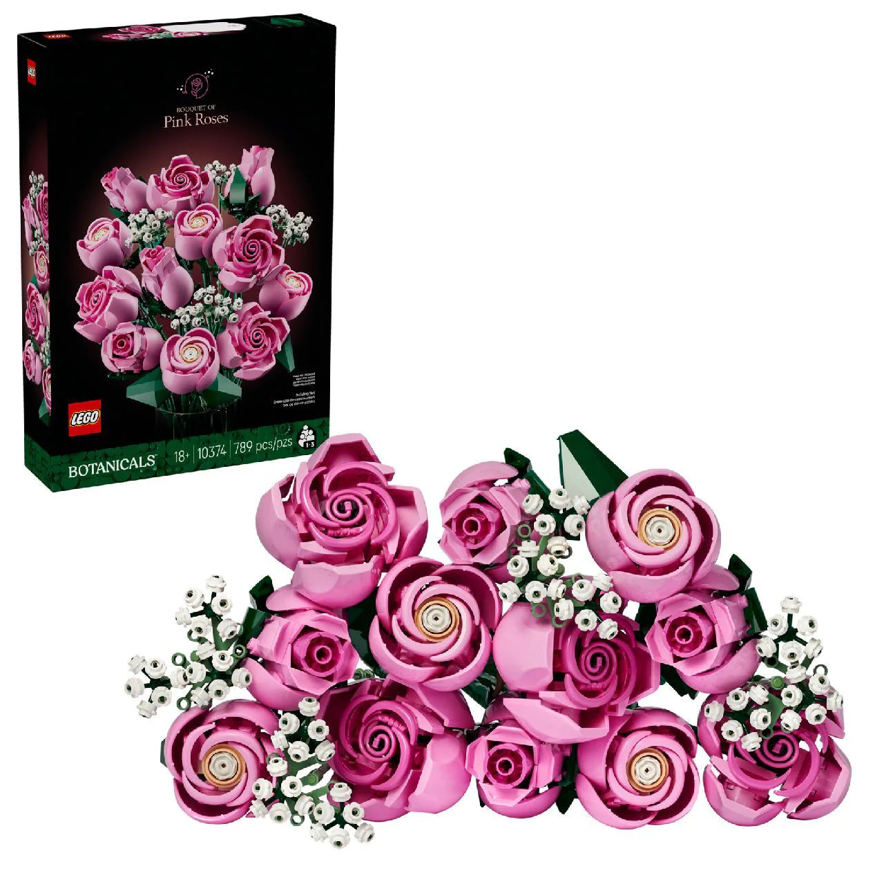 LEGO Botanicals roze rozenboeket 10374