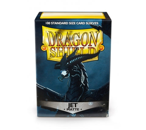 Dragon Shield Standard Sleeves - Matte Jet (100 Sleeves)